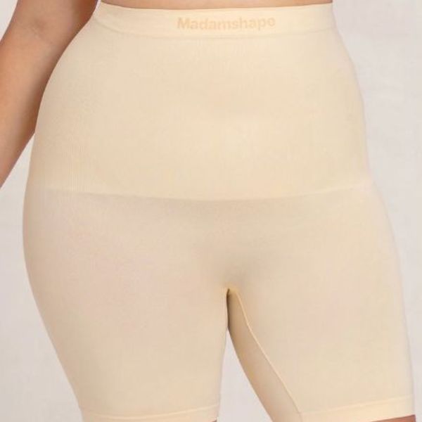 Damen-Kompressionsshorts mit hohem Bund